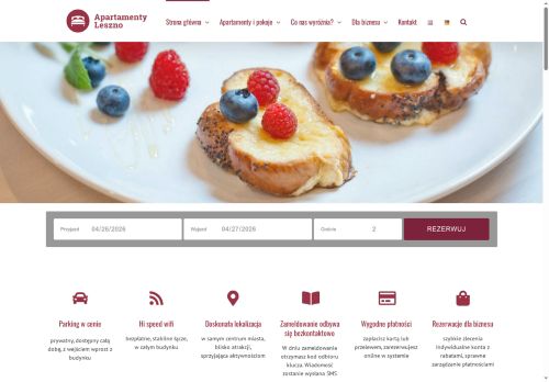 apartamentyleszno.com
