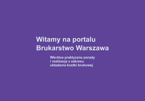 brukwarszawa.pl