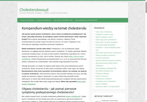 cholesterolowa.pl