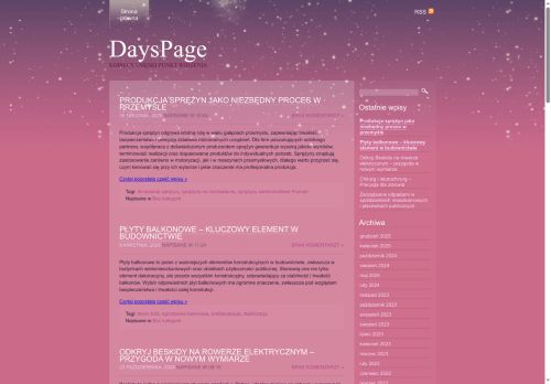 dayspage.com