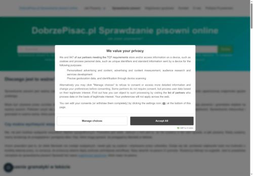 dobrzepisac.pl