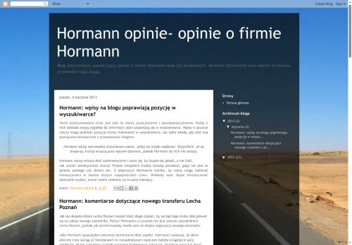 hormann-opinie.blogspot.com