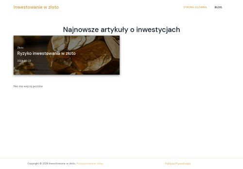 inwestowanie-w-zloto.pl