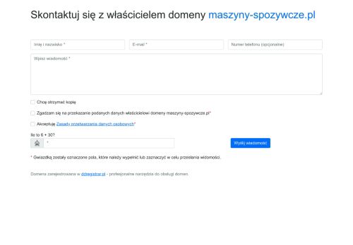maszyny-spozywcze.pl