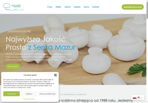 pieczarkimazurskie.pl