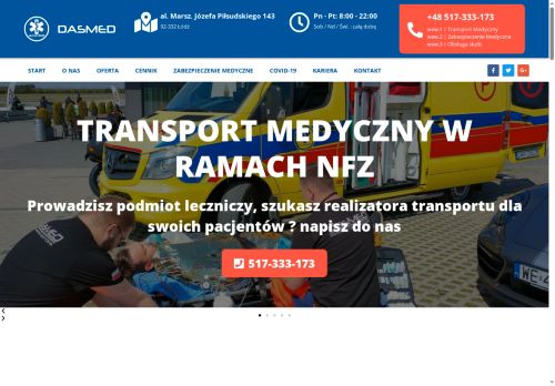 przewozchorych.pl