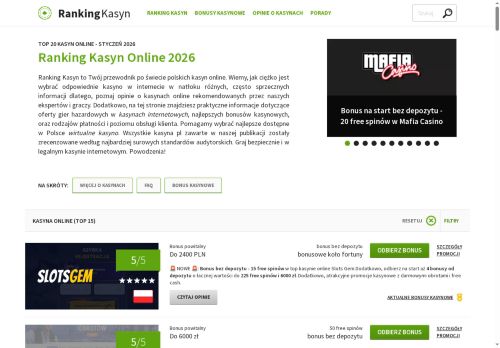 ranking-kasyn.com