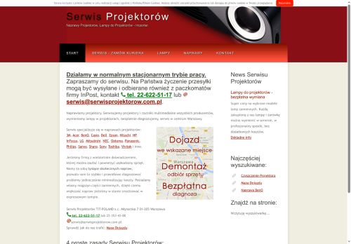 serwisprojektorow.com.pl