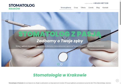 stomatologiawkrakowie.com