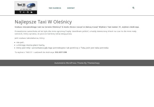 taxi31olesnica.pl
