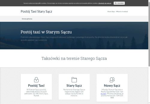 taxistarysacz.pl