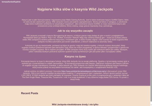 tomaszlisnieoficjalnie.pl