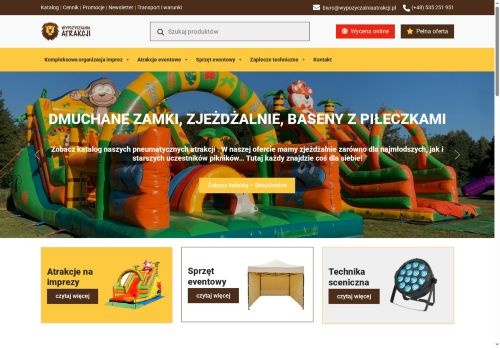 wypozyczalniaatrakcji.pl