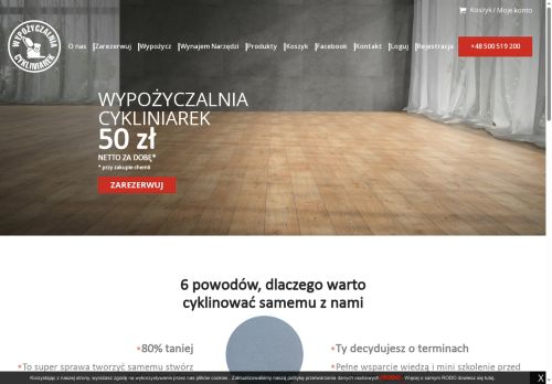 wypozyczalniacykliniarek.com
